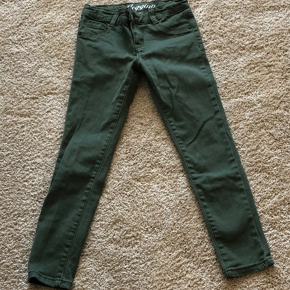 Green Denim Jeans